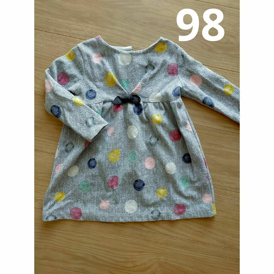 長袖ワンピース キッズ/ベビー/マタニティのキッズ服女の子用(90cm~)(ワンピース)の商品写真