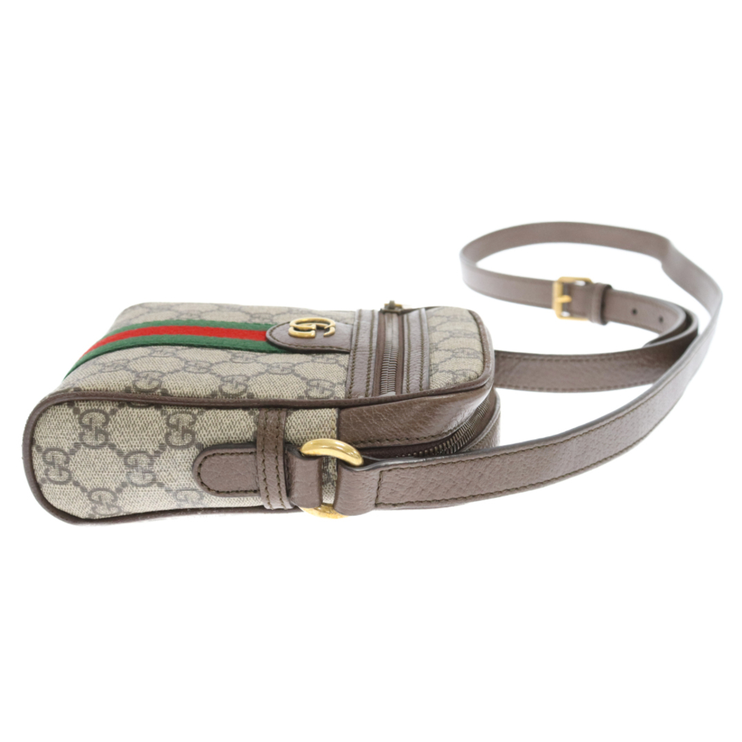 Gucci(グッチ)のGUCCI グッチ オフディア シェリーライン GGスプリーム ショルダーバッグ ブラウン 598127 メンズのバッグ(ショルダーバッグ)の商品写真