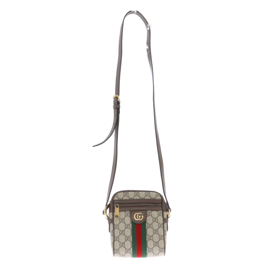 Gucci(グッチ)のGUCCI グッチ オフディア シェリーライン GGスプリーム ショルダーバッグ ブラウン 598127 メンズのバッグ(ショルダーバッグ)の商品写真