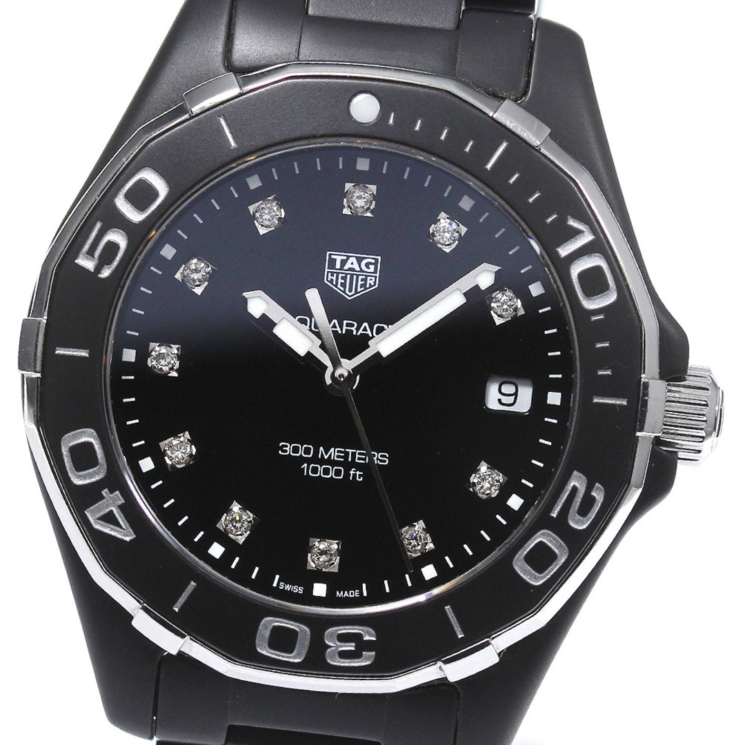 TAG Heuer(タグホイヤー)のタグホイヤー TAG HEUER WAY1397 アクアレーサー 11Pダイヤ クォーツ レディース 美品 _798776 レディースのファッション小物(腕時計)の商品写真