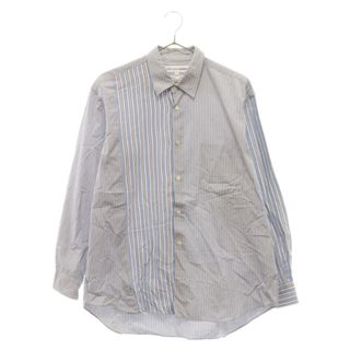 COMME des GARCONS SHIRT コムデギャルソンシャツ 21SS cotton print poplin フロントデザインシャツ ホワイト S