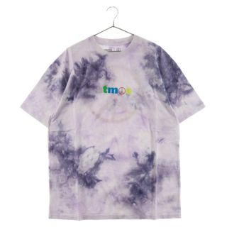 アトモス(atmos)のATMOS アトモス ×SeanWotherspoon TIE DYE TEE ショーンウェザースプーン タイダイ ロゴプリント 半袖Tシャツ カットソー パープル/ホワイト AT20-047(Tシャツ/カットソー(半袖/袖なし))