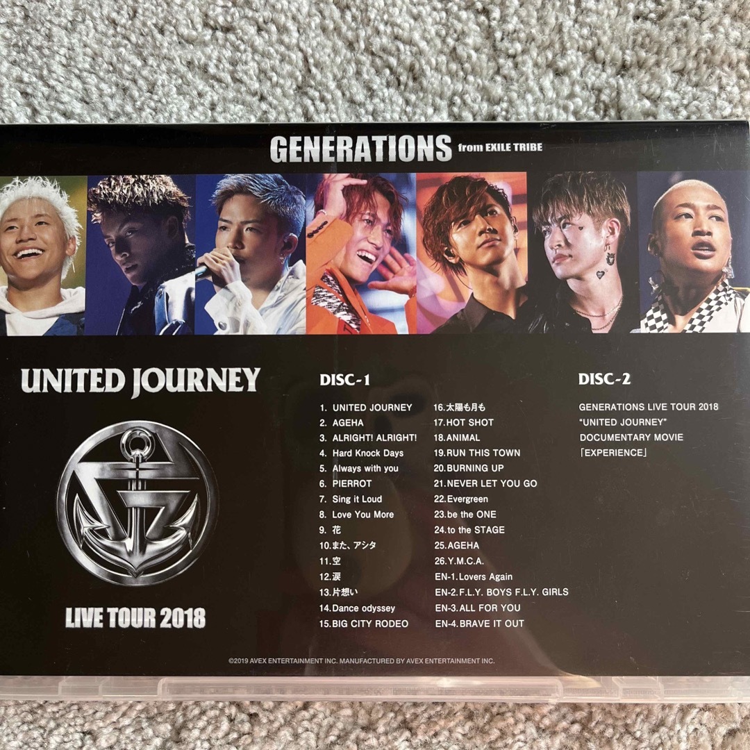 GENERATIONS(ジェネレーションズ)のGENERATIONS JNITED JOURNEY DVD エンタメ/ホビーのDVD/ブルーレイ(ミュージック)の商品写真