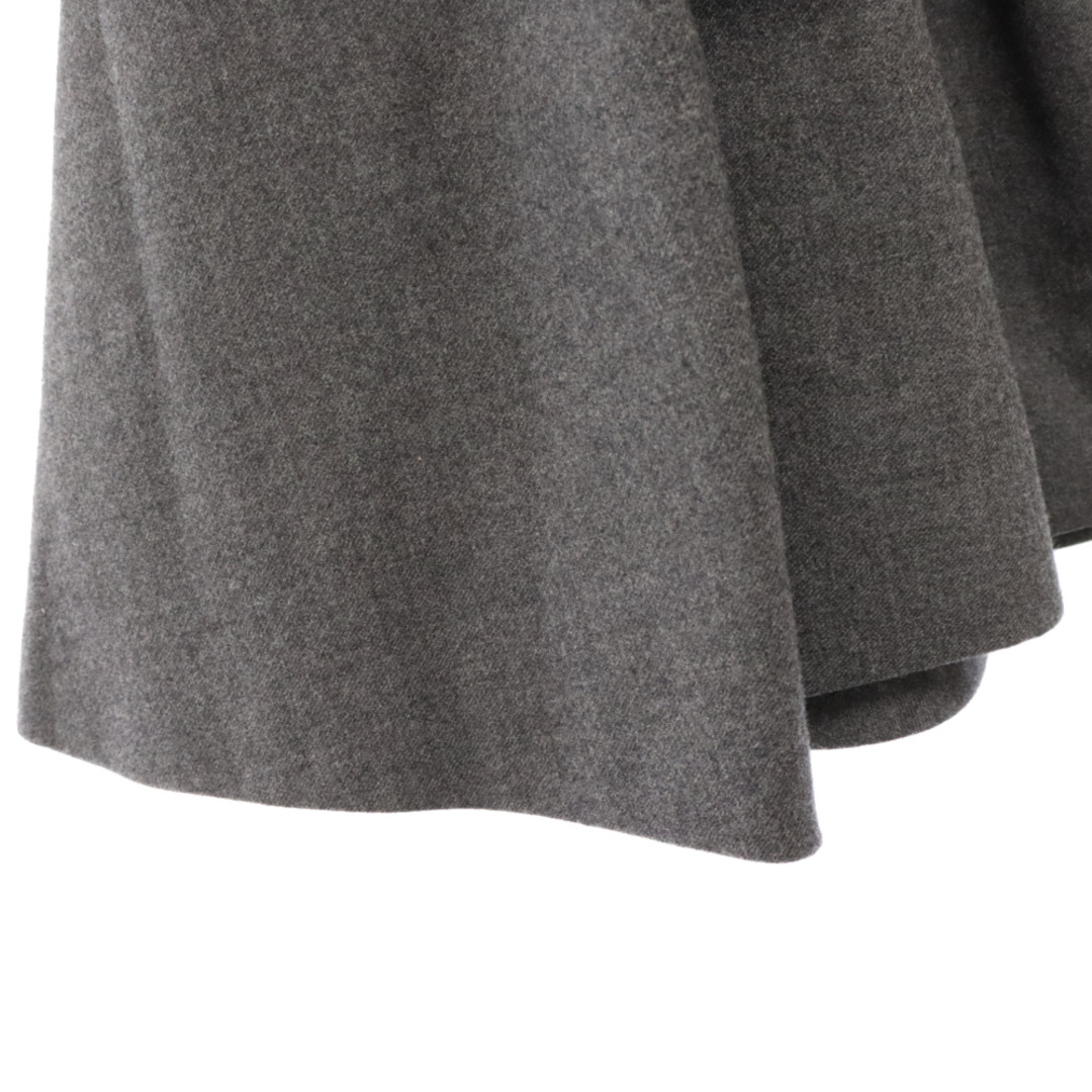 Christian Dior(クリスチャンディオール)のChristian Dior クリスチャンディオール ウール サイドジップ フレアスカート グレー レディース 3A21314A1130 レディースのスカート(ひざ丈スカート)の商品写真