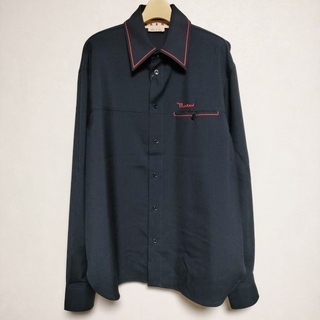 DESCENDANT ディセンダント 日本製 VANNING CHECK SHIRT チェックワークシャツ 2 ネイビー 長袖 トップス【DESCENDANT】