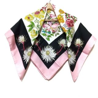 グッチ(Gucci)のGUCCI(グッチ) スカーフ美品  - 花柄(バンダナ/スカーフ)