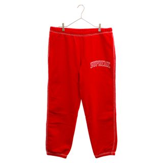 シュプリーム(Supreme)のSUPREME シュプリーム 20AW Big Stitch Sweatpant ビッグステッチ アーチロゴスウェットパンツ レッド(その他)