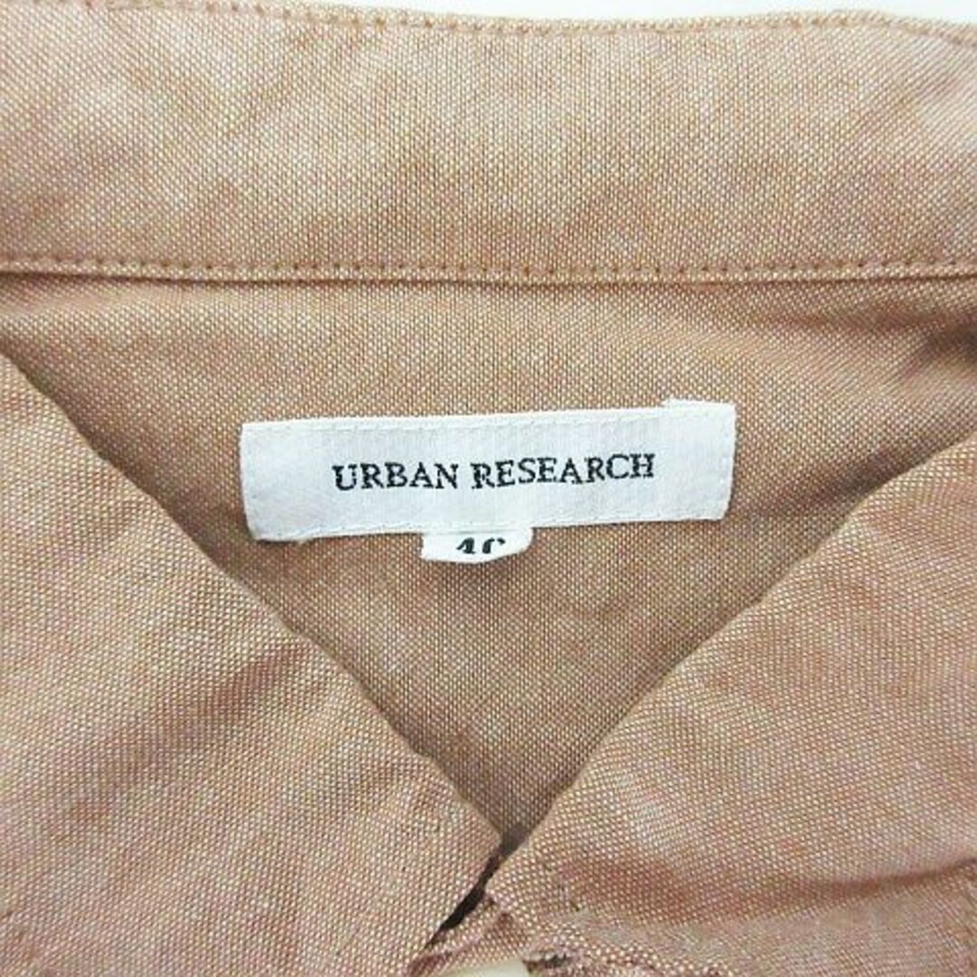 URBAN RESEARCH(アーバンリサーチ)のアーバンリサーチ シャツ 長袖 胸ポケット コットン 40 ブラウン ※EKM メンズのトップス(シャツ)の商品写真