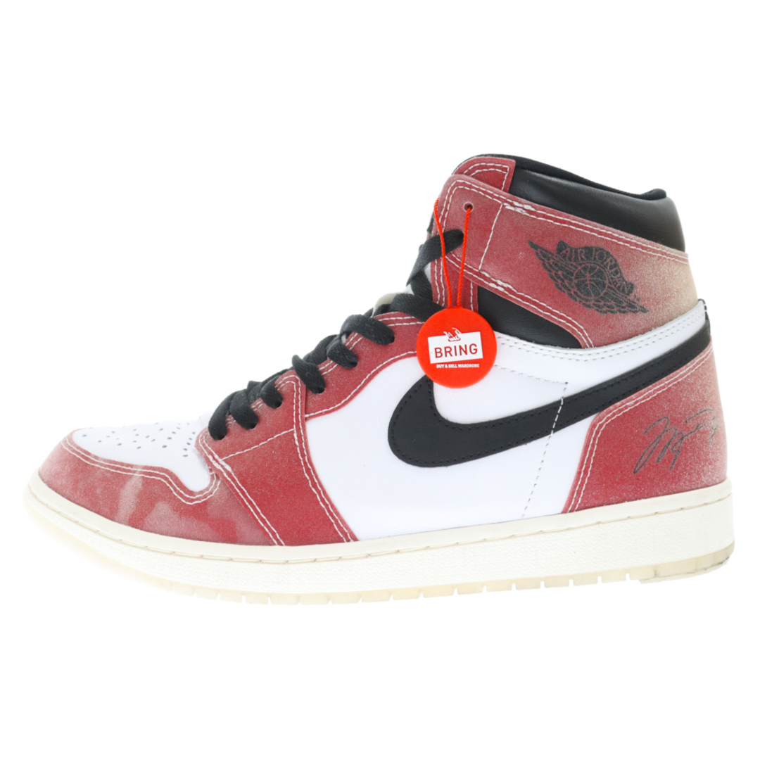 NIKE(ナイキ)のNIKE ナイキ ×TROPHY ROOM AIR JORDAN 1 RETRO HIGH OG SP CHICAGO DA2728-100 トロフィールーム シカゴ ハイカットスニーカー シューズ ホワイト/レッド US11/29.0cm メンズの靴/シューズ(スニーカー)の商品写真