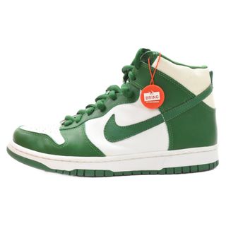 ナイキ(NIKE)のNIKE ナイキ FOOTLOCKER別注 DUNK HIGH ダンク ハイカットスニーカー U10/28cm ホワイト/グリーン 304717-131(スニーカー)