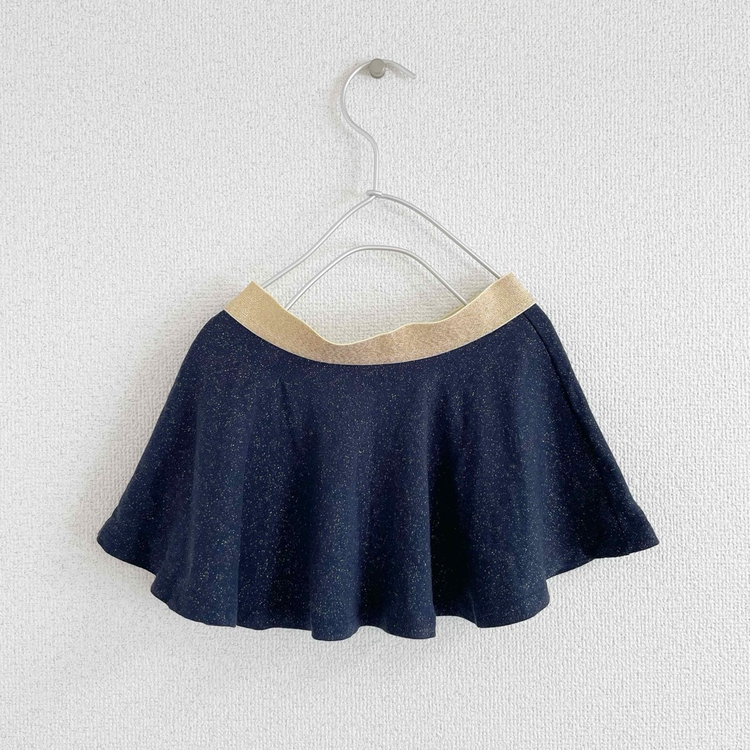 PETIT BATEAU(プチバトー)のpetit bateau プチバトー　コットンフレアースカート3ans/95cm キッズ/ベビー/マタニティのキッズ服女の子用(90cm~)(スカート)の商品写真