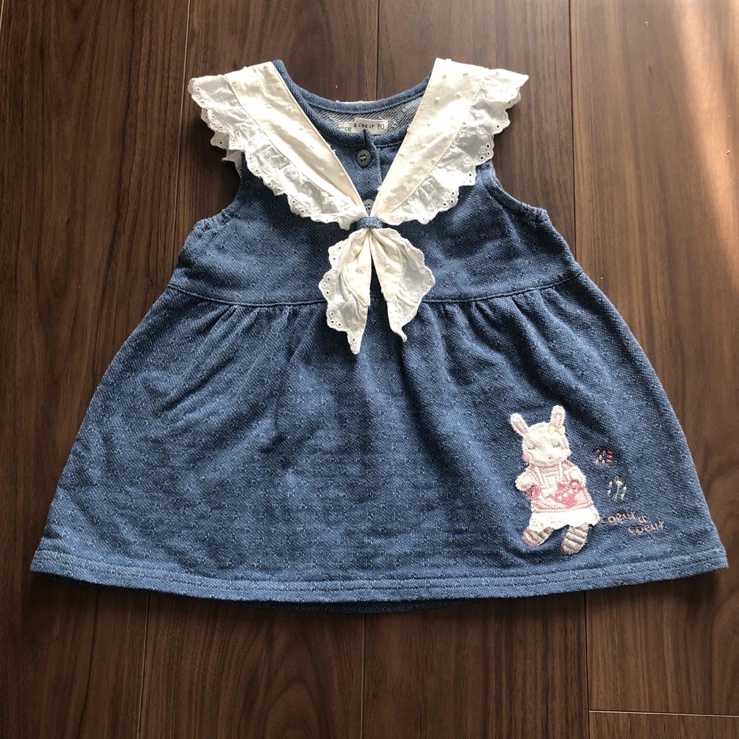 キムラタン(キムラタン)のワンピース　80  キムラタン キッズ/ベビー/マタニティのベビー服(~85cm)(ワンピース)の商品写真