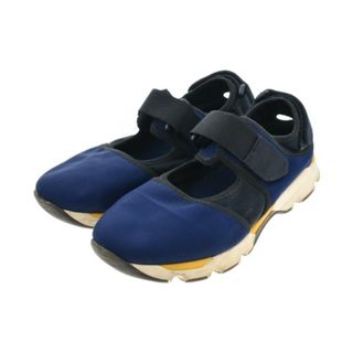 マルニ(Marni)のMARNI マルニ スニーカー 41(26cm位) 青x黒 【古着】【中古】(スニーカー)