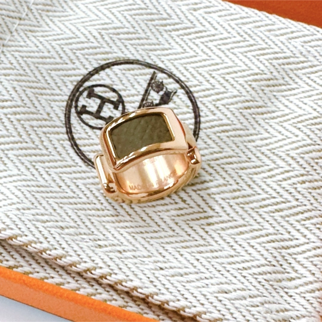 エルメス Hermes イヤーカフ エトゥープ×ローズゴールド オランプ PM エルメス Hermes イヤーカフ エトゥープ×ローズゴールド オランプ PM