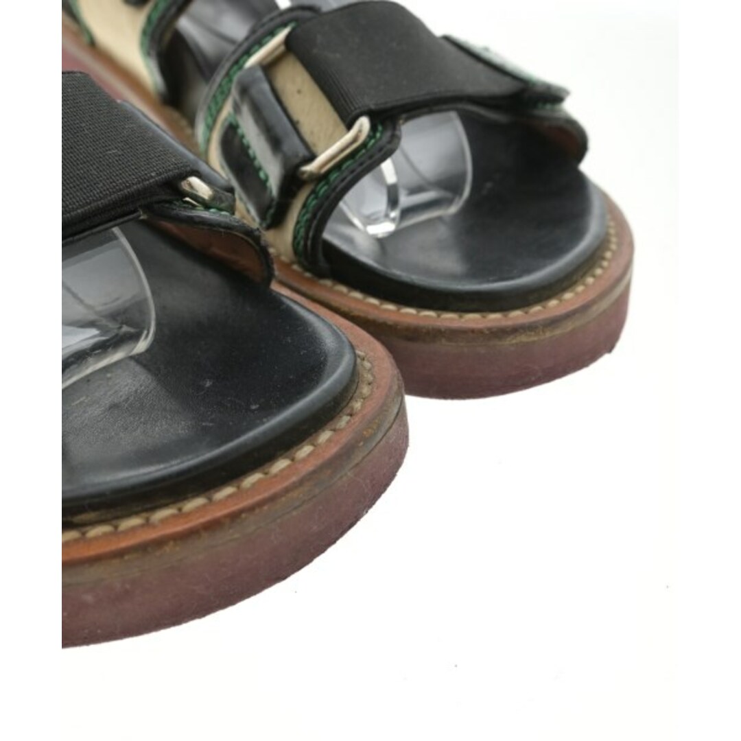 Marni(マルニ)のMARNI マルニ サンダル EU37(23.5cm位) 黒xアイボリー系 【古着】【中古】 レディースの靴/シューズ(サンダル)の商品写真