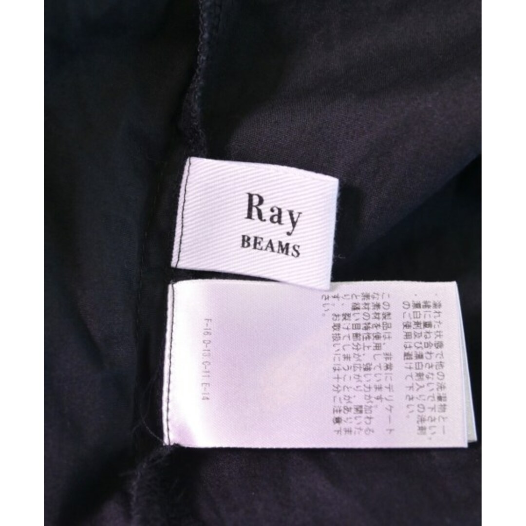 Ray BEAMS(レイビームス)のRay Beams レイビームス カジュアルシャツ -(L位) 黒 【古着】【中古】 レディースのトップス(シャツ/ブラウス(長袖/七分))の商品写真
