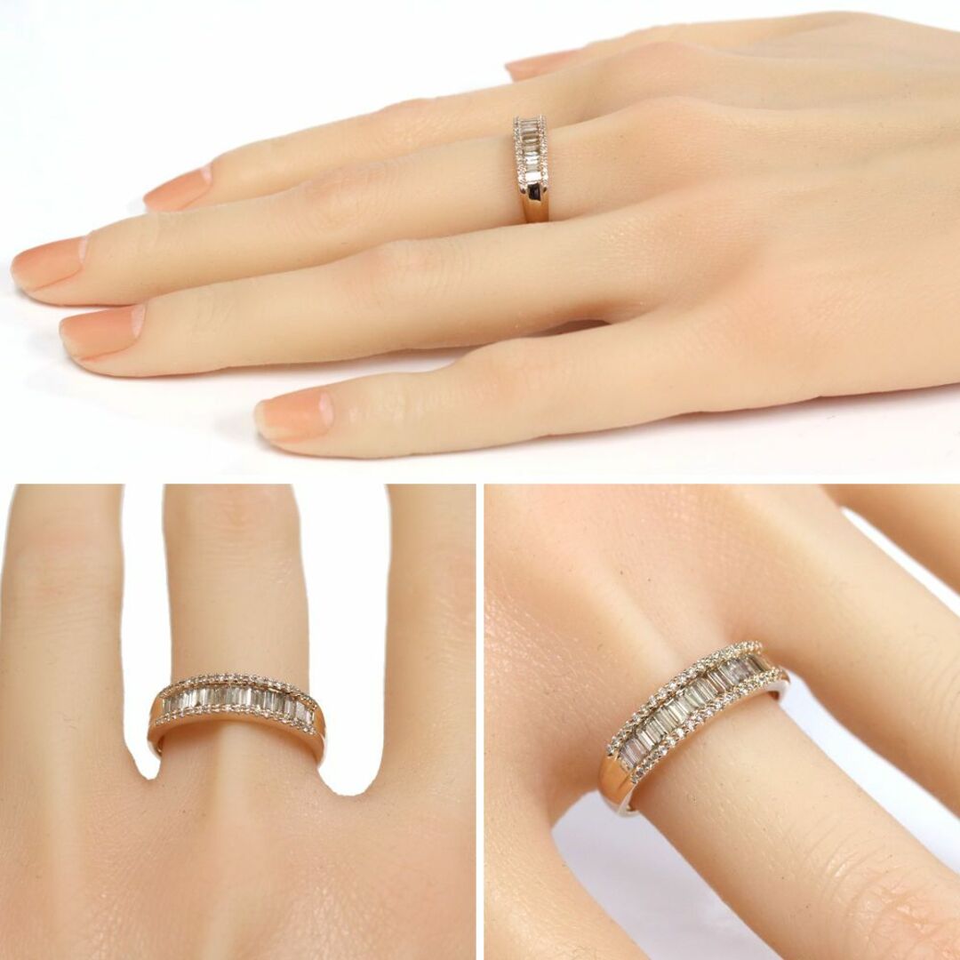 K18PGダイヤモンドリング D0.70 3.7g #18 レディースのアクセサリー(リング(指輪))の商品写真