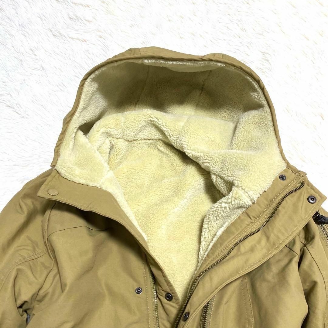 ボアコート リバーシブル アンティバルリスティック ライトブラウン レディースのジャケット/アウター(モッズコート)の商品写真
