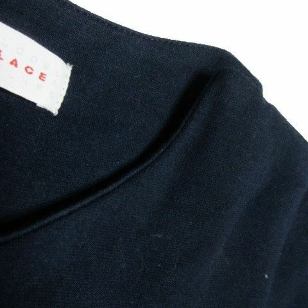 SENSE OF PLACE by URBAN RESEARCH(センスオブプレイスバイアーバンリサーチ)のセンスオブプレイス 半袖カットソー F 紺 220326AO6A レディースのトップス(シャツ/ブラウス(半袖/袖なし))の商品写真