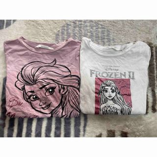 エイチアンドエム(H&M)のロンT２枚セット(Tシャツ/カットソー)