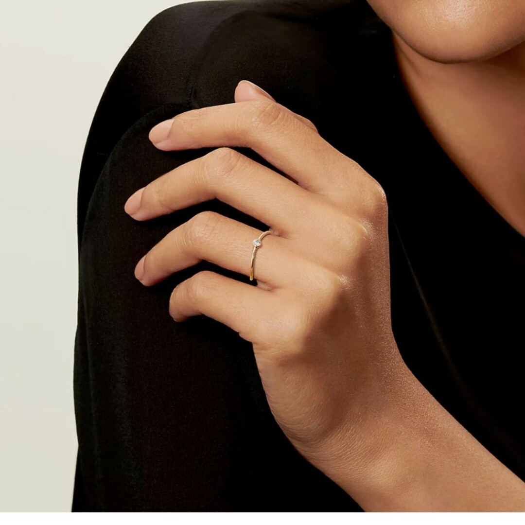Tiffany & Co.(ティファニー)のティファニー ウェーブ シングルロウ リング ピンクゴールド 定価156200円 レディースのアクセサリー(リング(指輪))の商品写真