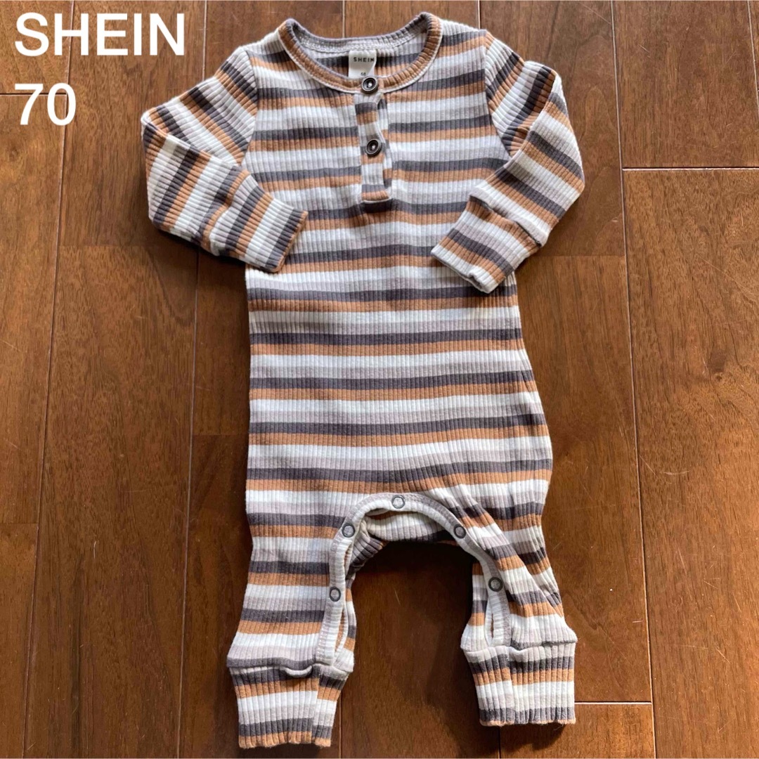 SHEIN(シーイン)のSHEIN シーイン　ベビー　ロンパース  長袖 キッズ/ベビー/マタニティのベビー服(~85cm)(ロンパース)の商品写真