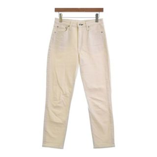 ラグアンドボーン(Rag & Bone)のrag & bone ラグアンドボーン デニムパンツ 27(M位) アイボリー 【古着】【中古】(デニム/ジーンズ)