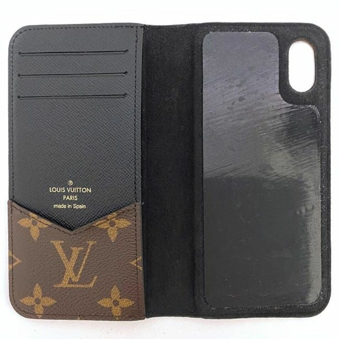 LOUIS VUITTON フォリオ iPhoneX/XS モノグラム ヴィトンサンローランパリ