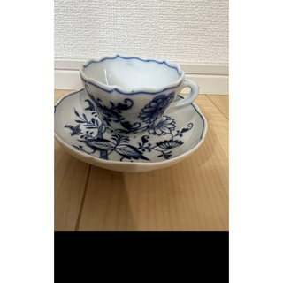 グラス/カップMEISSEN マイセン 青い花 コーヒーカップ＆ソーサー 1客 SO908K