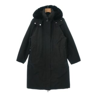 ユナイテッドアローズ(UNITED ARROWS)のUNITED ARROWS ユナイテッドアローズ ダウンコート 36(S位) 黒 【古着】【中古】(ダウンコート)