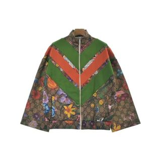 グッチ(Gucci)のGUCCI グッチ ブルゾン（その他） XS ベージュx緑xオレンジ等(総柄) 【古着】【中古】(その他)