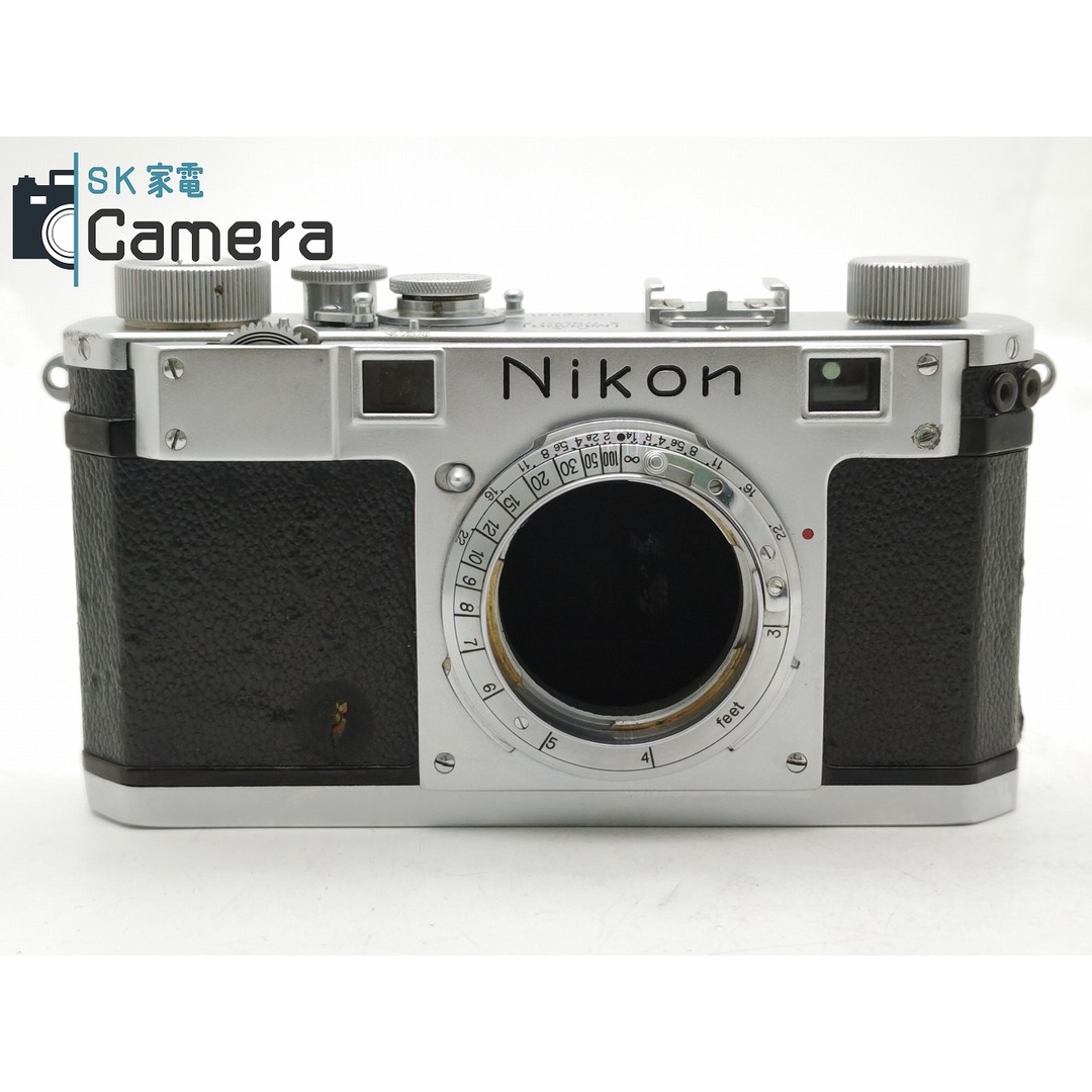 フィルムカメラNikon S ニコン レンジファインダー 黒目 シャッター・幕不良