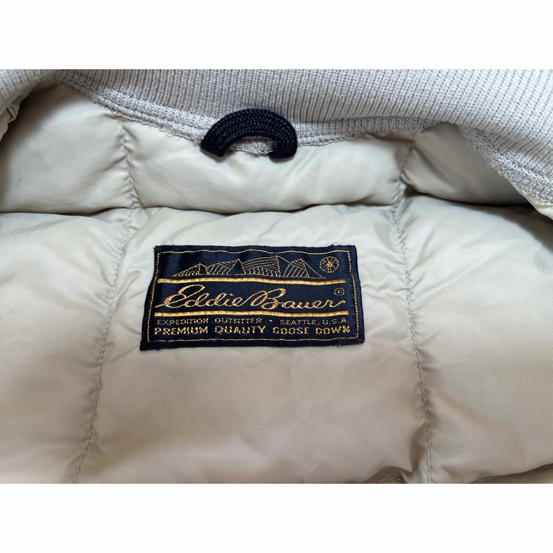 Eddie Bauer(エディーバウアー)の80's VINTAGE Eddie Bauer ダウンベスト　黒タグ レディースのジャケット/アウター(ダウンベスト)の商品写真