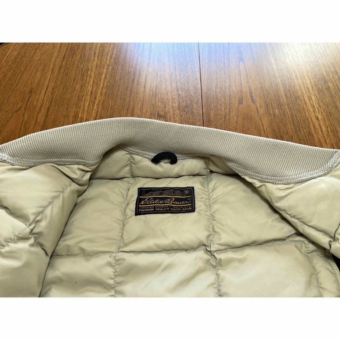 Eddie Bauer(エディーバウアー)の80's VINTAGE Eddie Bauer ダウンベスト　黒タグ レディースのジャケット/アウター(ダウンベスト)の商品写真