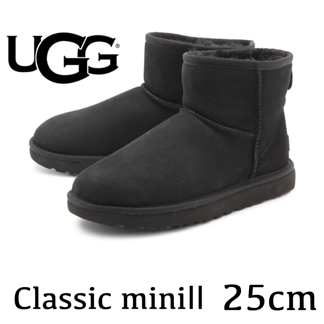 レディースUGG クラシックミニ ムートンブーツ 25cm