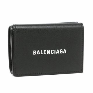 バレンシアガ(Balenciaga)の送料無料 7 BALENCIAGA バレンシアガ 594312 1I313 1090 ブラック 3つ折り財布 小銭入れ付き(折り財布)