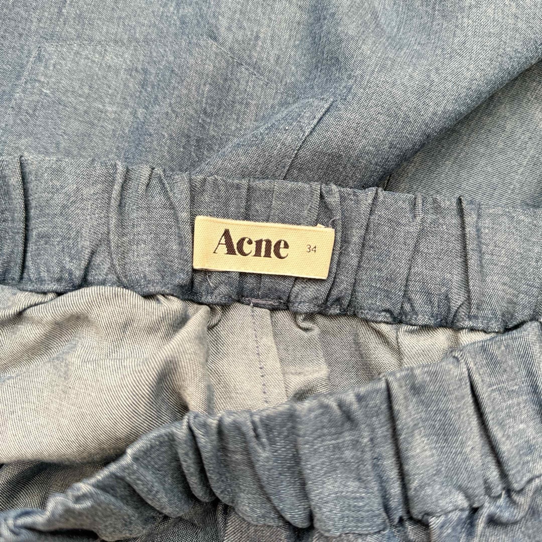 ACNE(アクネ)のACNE アクネ デニム 紺 ネイビー 青 ショートパンツ/34 レディースのパンツ(ショートパンツ)の商品写真