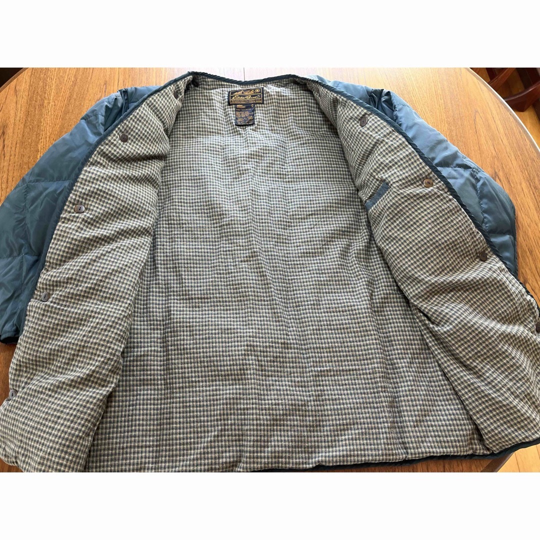 Eddie Bauer(エディーバウアー)の貴重！80's Eddie Bauer ダウンライナー　黒タグ　ヴィンテージ メンズのジャケット/アウター(ダウンジャケット)の商品写真