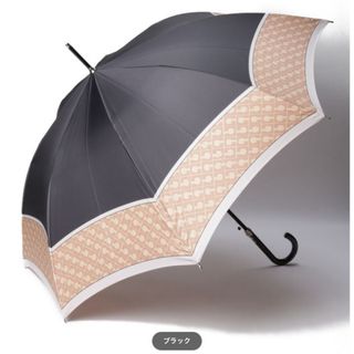 ゲラルディーニ(GHERARDINI)の新品　日本製　ゲラルディーニ　雨傘　長傘　ブラック/ベージュ(傘)