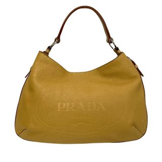 PRADA - 極 美品 希少品 カード付 PRADA プラダ ロゴ 型押し レザー 本