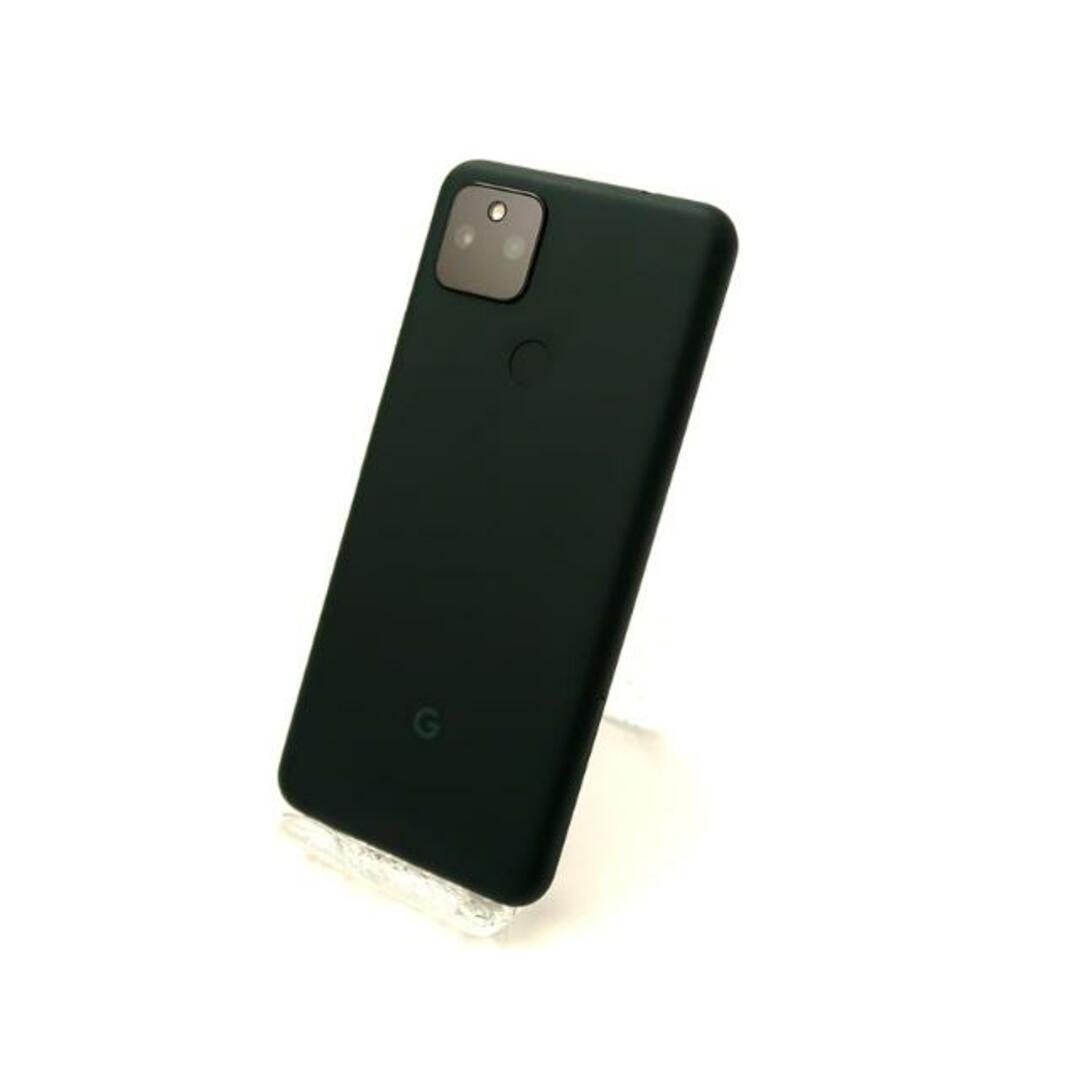 Google Pixel(グーグルピクセル)のNW制限有 SIMロック解除済み Google Pixel 5a G4S1M 128GB モーストリーブラック SoftBank Bランク 本体【ReYuuストア】 スマホ/家電/カメラのスマートフォン/携帯電話(スマートフォン本体)の商品写真