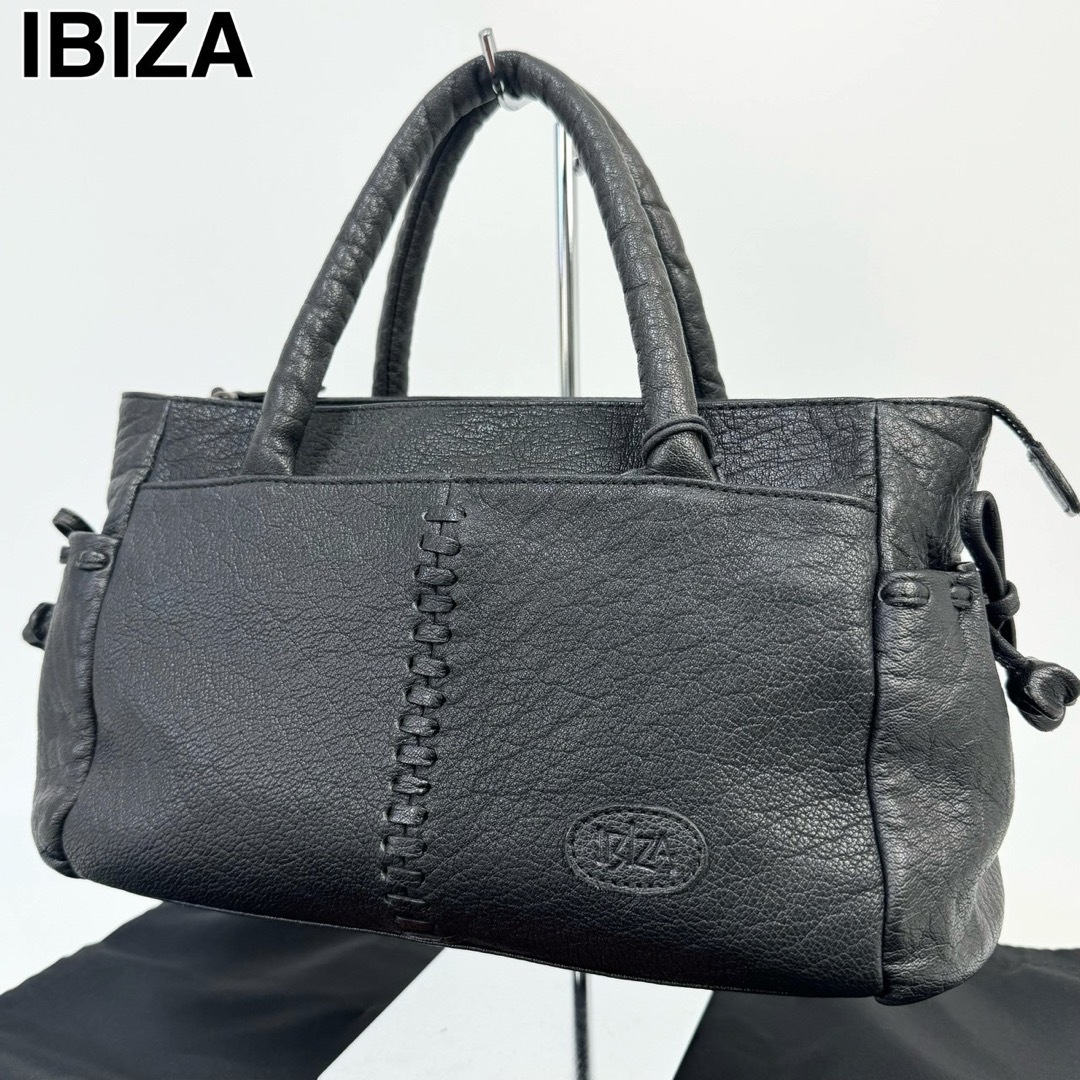 IBIZA(イビザ)の24A03 IBIZA イビザ ハンドバッグ レザー 本革 レディースのバッグ(ハンドバッグ)の商品写真