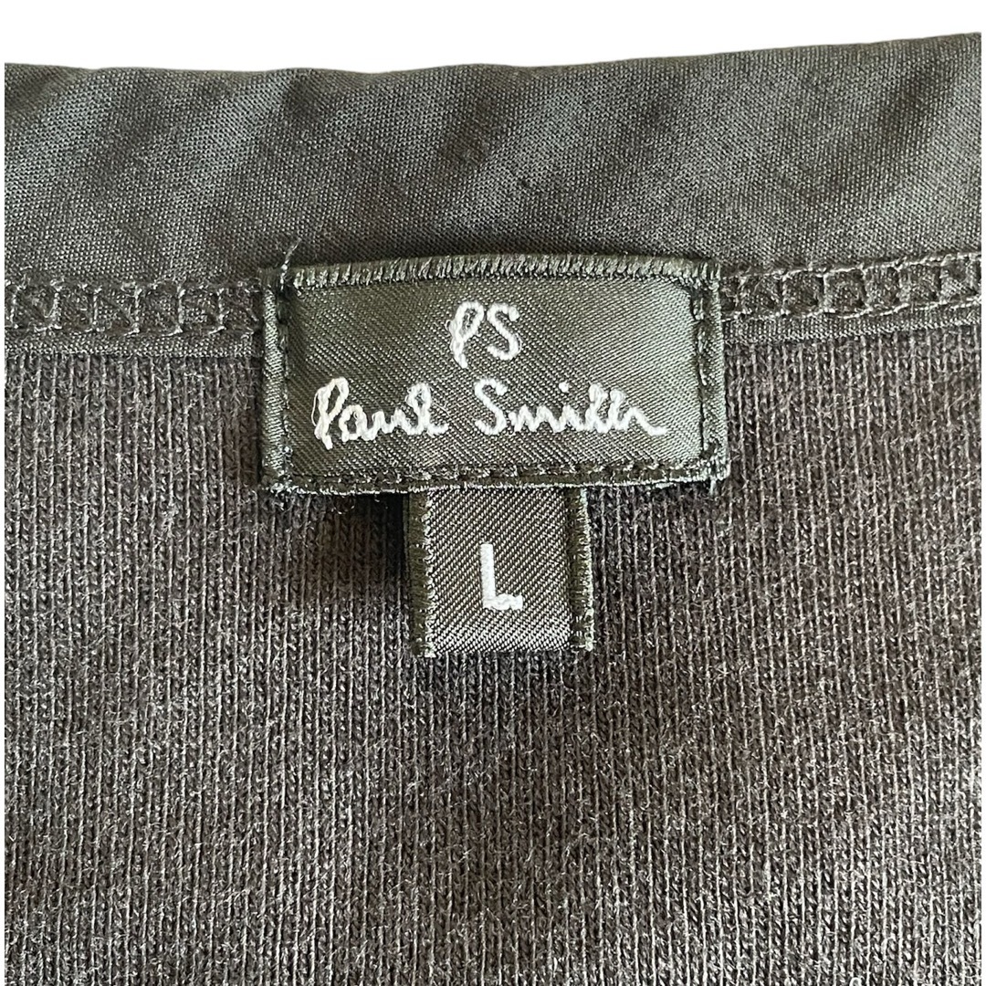 Paul Smith(ポールスミス)のPaul Smith ポールスミス コットン Vネックカーディガン L 古着 メンズのトップス(カーディガン)の商品写真