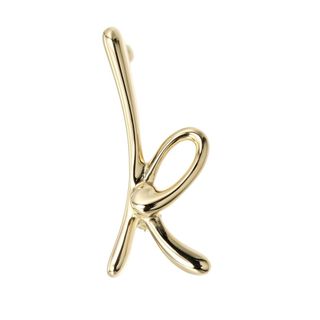 ティファニー(Tiffany & Co.)の【TIFFANY&Co.】ティファニー レターk イニシャルk K18イエローゴールド 約5.44g レディース ブローチ(ブローチ/コサージュ)