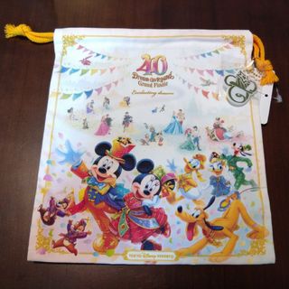 ディズニー(Disney)のディズニー 40周年 グランドフィナーレ 巾着(キャラクターグッズ)