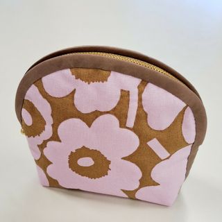 マリメッコ(marimekko)のmarimekkoポーチ　①ピンク×ブラウン(ポーチ)