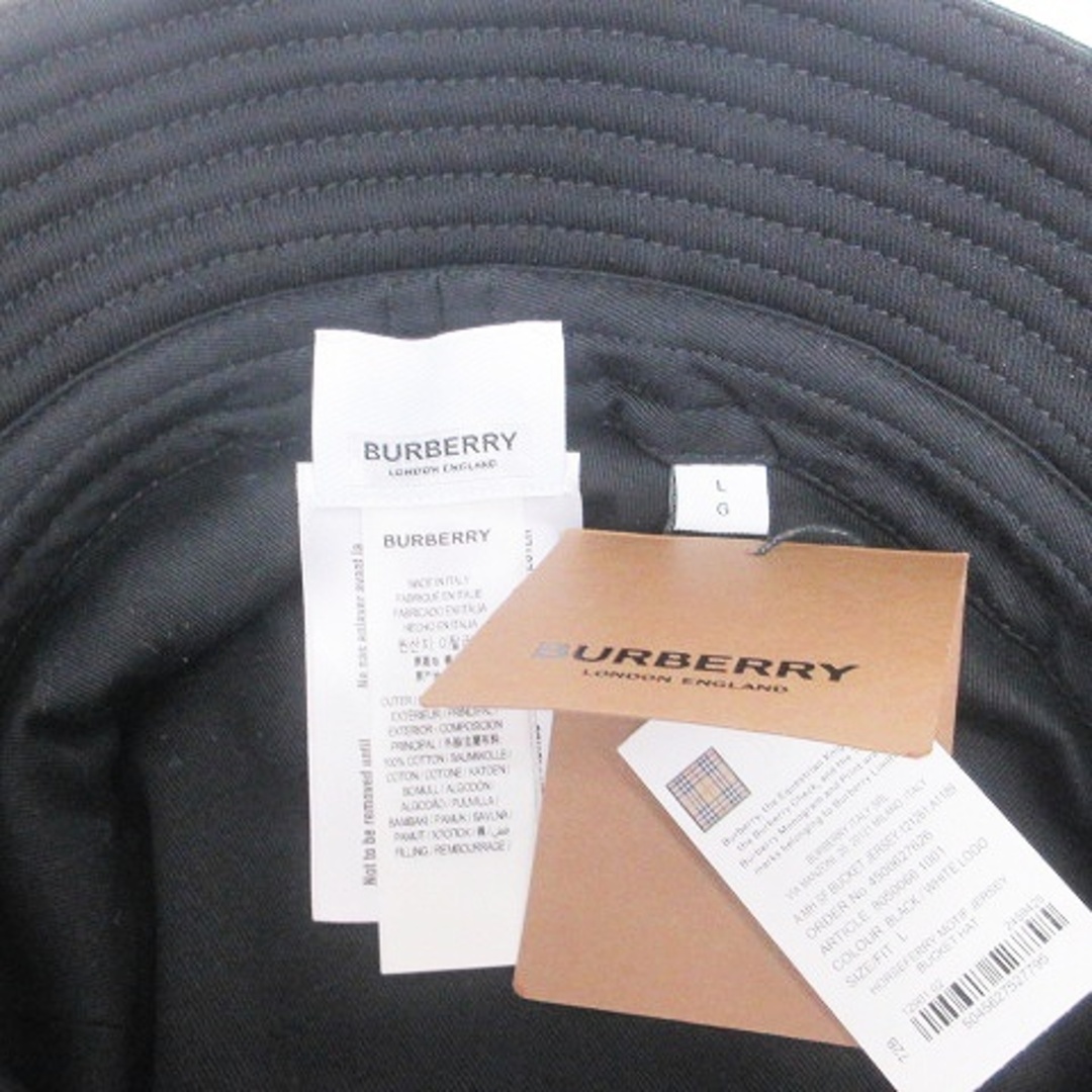 バーバリー ロンドン タグ付き バケットハット 中綿 黒 帽子 ■SM1 メンズの帽子(その他)の商品写真