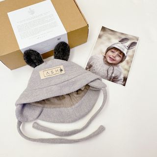 試着のみ Ash generation CLOUD BEAR HAT ウール