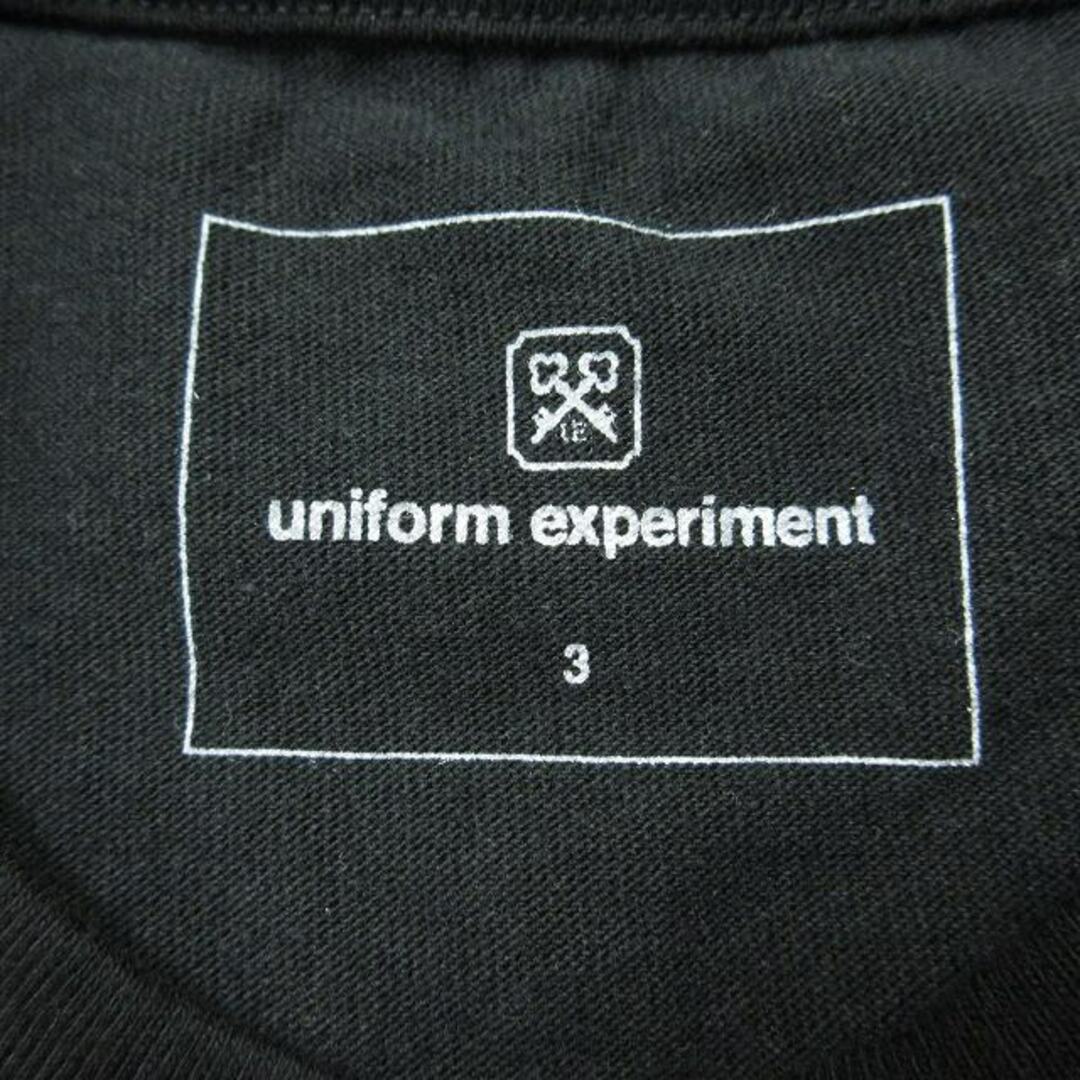 uniform experiment(ユニフォームエクスペリメント)の美品 17SS ユニフォームエクスペリメント Tシャツ ロゴ バックプリント メンズのトップス(Tシャツ/カットソー(半袖/袖なし))の商品写真