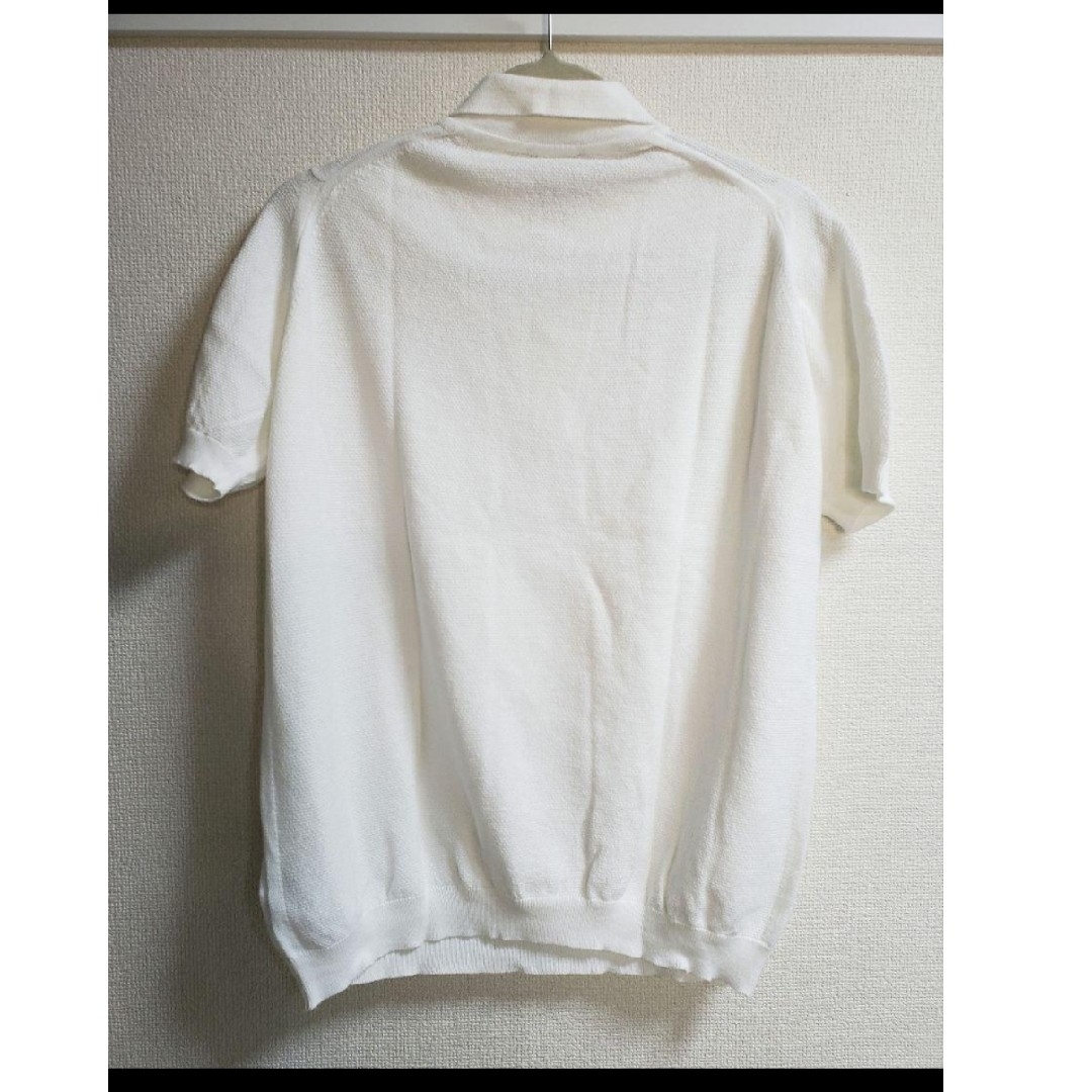 ジョンスメドレー ホワイト ポロシャツ メンズのトップス(ポロシャツ)の商品写真